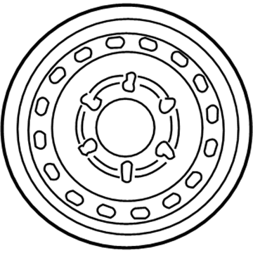 Toyota Tacoma Spare Wheel - 42601-04120