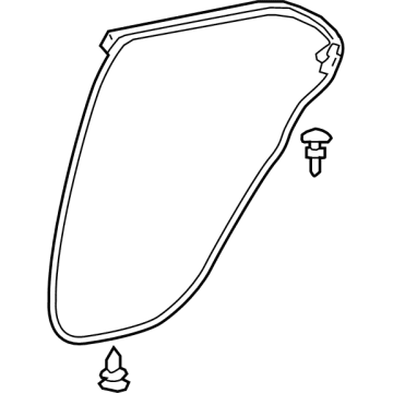 Toyota Corolla Door Seal - 67871-12590
