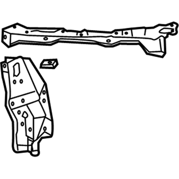 Toyota Corolla Radiator Support - 53202-12540