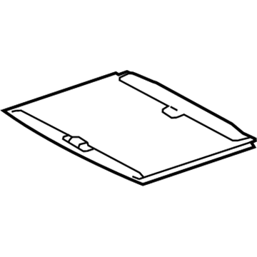 Toyota 63306-08030-B0 Sunshade, Gray, Rear