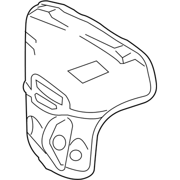 Scion 17167-0V030 Heat Shield