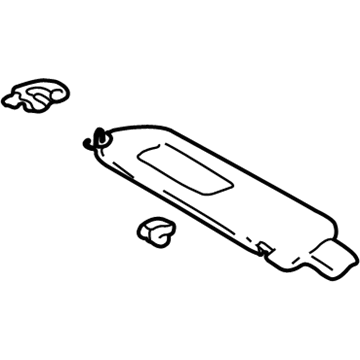 2005 Toyota Tundra Sun Visor - 74320-0C090-E0
