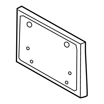 Toyota 52114-02210 License Bracket