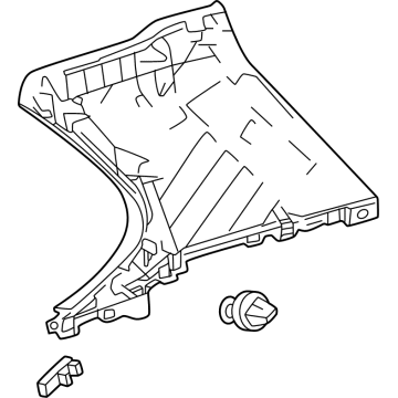 Toyota 62581-0E010-B0 Upper Quarter Trim