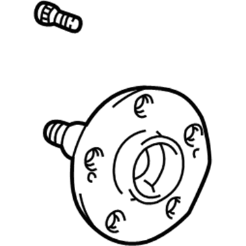 Toyota 43502-30140 Hub Sub-Assembly, Front Axle, Passenger Side