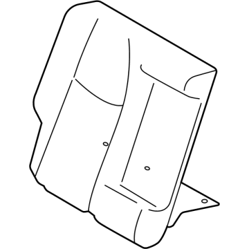 Toyota 71077-42E20-C1 Seat Back Cover