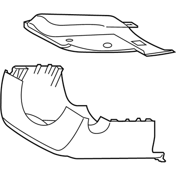 Toyota Yaris Steering Column Cover - 45287-WB005