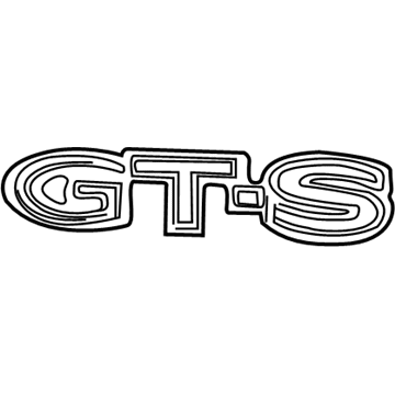 Toyota 75444-2B441 Nameplate, Rear
