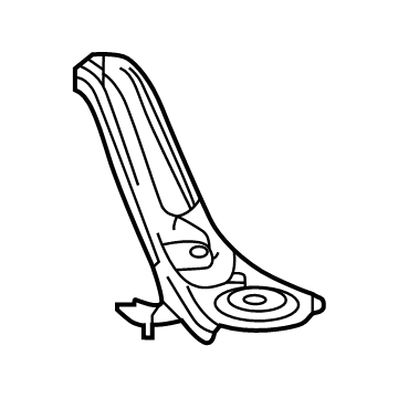 Toyota 52297-42040 Lower Brace, Rear Passenger Side