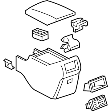Toyota Center Console Base - 58910-AC061-E0