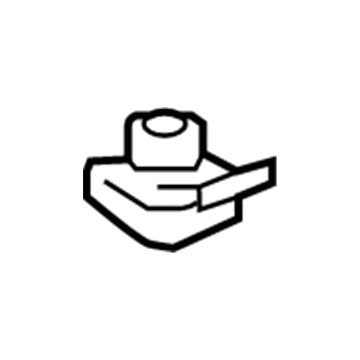 Toyota 90183-06019 Rocker Molding Nut