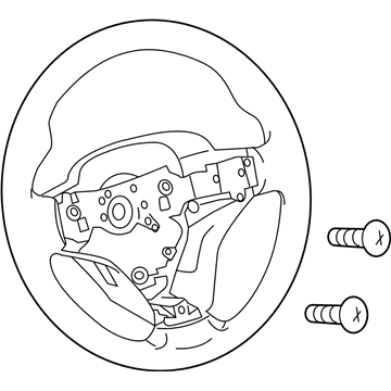 Toyota Camry Steering Wheel - 45100-06P60-C2