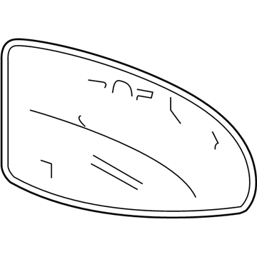 Toyota 87907-06011 Mirror Glass