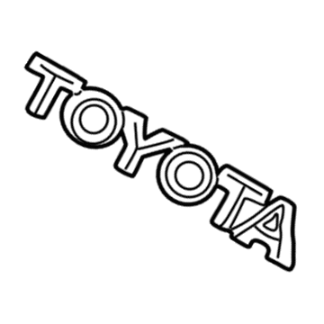 Toyota Camry Emblem - 75447-33040