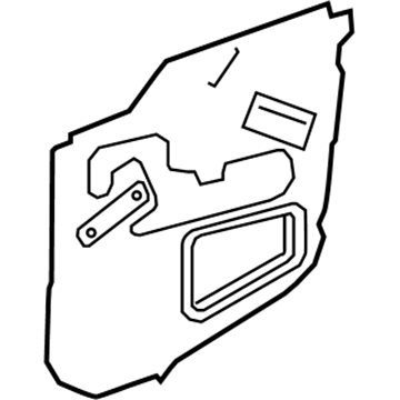Toyota 67831-06131 Water Shield