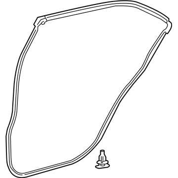Toyota Corolla Door Seal - 67871-02230