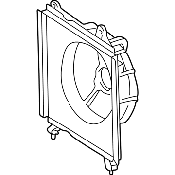 Toyota Solara Fan Shroud - 16711-03061