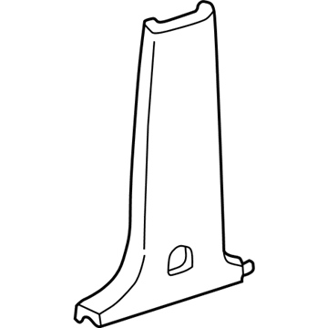 Toyota 62414-42010-B1 Center Pillar Trim, Lower Driver Side