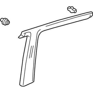 Toyota 62411-42020-B0 Center Pillar Trim, Passenger Side
