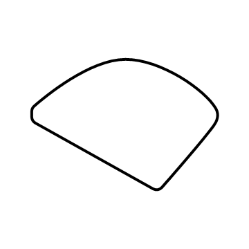 Toyota SU003-08625 Seat Belt Cover, Rear