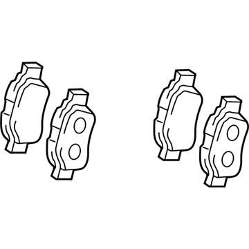 Scion 04466-76012 Brake Pads