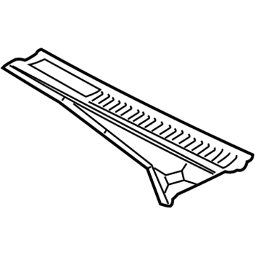 Toyota 55782-60050 Cowl Grille, Driver Side
