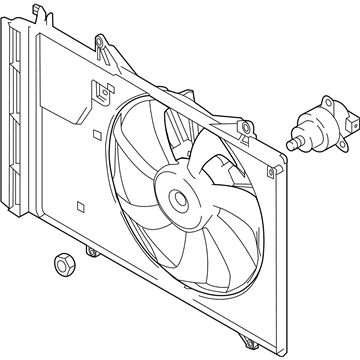Toyota 16360-WB001 Fan Assembly