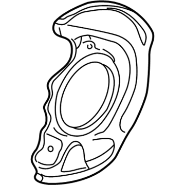 Toyota Camry Backing Plate - 47704-33020