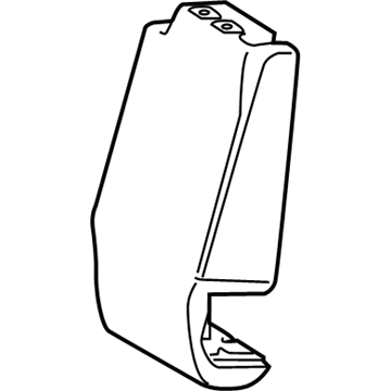 Toyota 71551-0C260 Seat Back Pad, Front