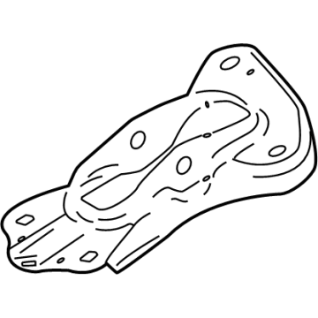 Toyota 48717-10010 Bracket, Rear Suspension Arm, Passenger Side