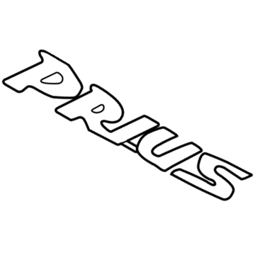 Toyota Prius Emblem - 75444-47011