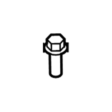 Toyota 90105-A0163 Center Belt Assembly Mount Bolt