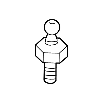 Toyota 11254-31020 Engine Cover Ball Stud