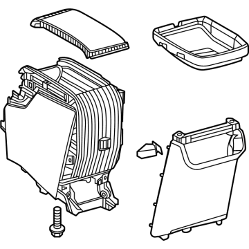 Toyota Highlander Center Console Base - 58810-0E530-C1