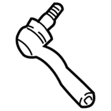 Toyota 45047-69100 Outer Tie Rod, Driver Side