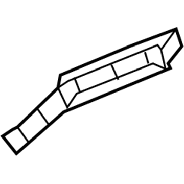 Toyota 66413-0R020 Headliner Spacer, Front Passenger Side