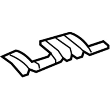 Toyota 63361-0R010 Headliner Support Bracket, Front Passenger Side
