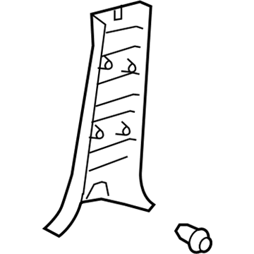 Toyota 62413-60080-A1 Lower Center Pillar Trim