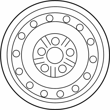Toyota Solara Spare Wheel - 42611-33290