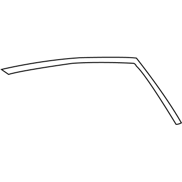Toyota 75923-47030 Black Out Tape, Passenger Side