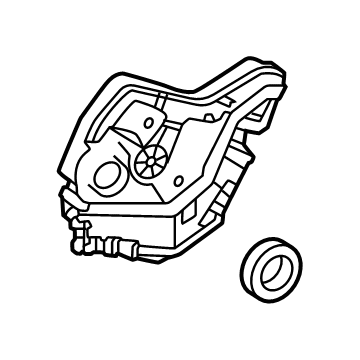 Toyota Prius AWD-e Rear Passenger Door Handle Latch - 69060-47100