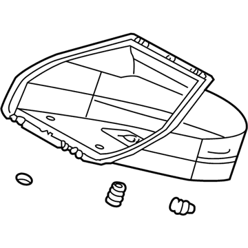 Toyota 75201-17011 Tool Compartment