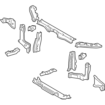 Toyota Highlander Radiator Support - 53201-48060