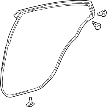 Toyota Prius AWD-e Door Seal - 67872-47060