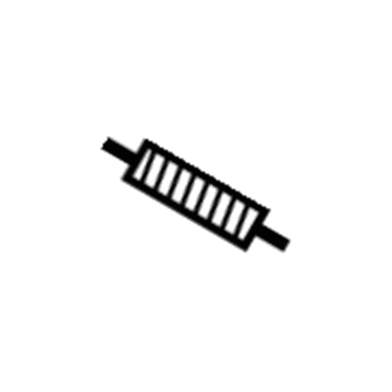Toyota 90084-50003 Spring, Tension(For Hood Lock), Front