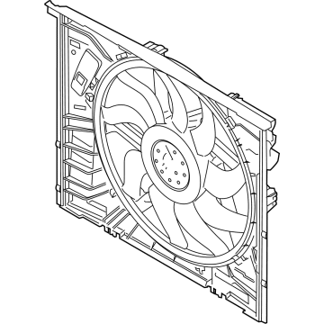 Toyota GR Supra Cooling Fan Assembly - 16360-WAA03