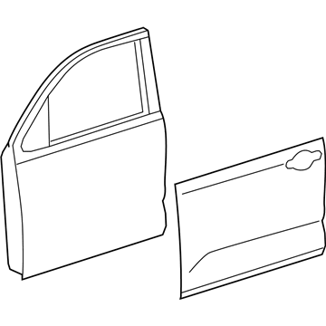 Toyota 67002-0C102 Door Shell, Driver Side