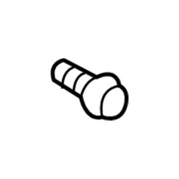 Toyota 90105-A0163 Outer Belt Assembly Lower Bolt