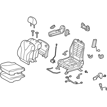 Toyota 71100-0T040-A2 Seat Assembly