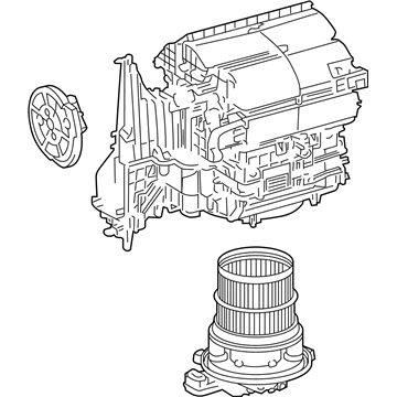 Toyota 87130-06410 Blower Assembly, Front